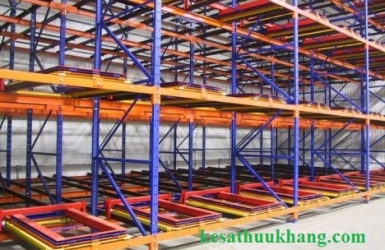 NGUYÊN LÝ HOẠT ĐỘNG CỦA KỆ PUSH BACK RACK 